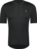BBB Cycling Essence Fietsshirt Heren - Korte Mouwen - Allround Wielershirt - Fietskleding Heren - Zwart - Maat L - BBW-408