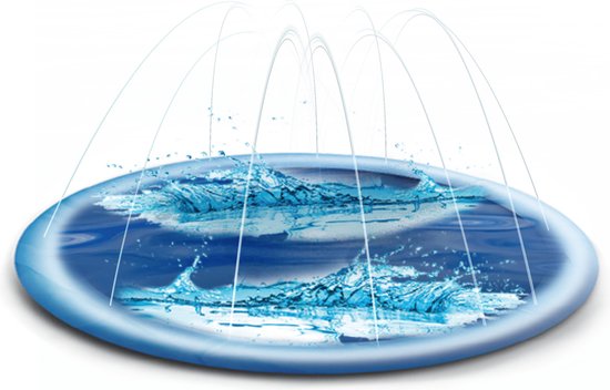 Adori Zwembad Splash - Hondenspeelgoed - Ø100 cm Blauw