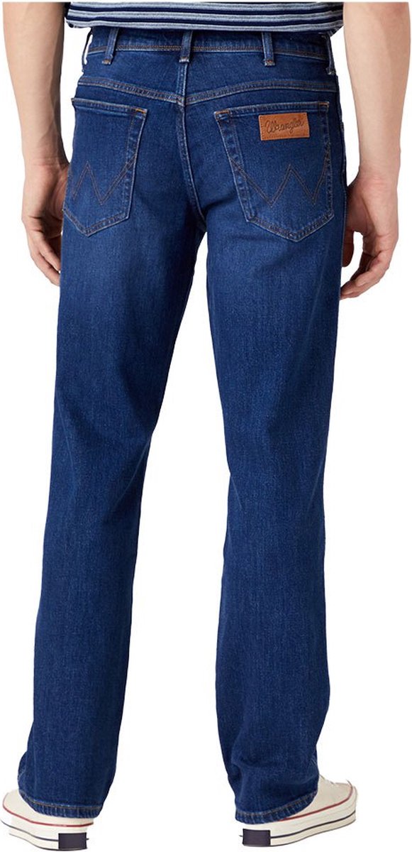 Wrangler Heren Greenboro Straight jeans Zwart