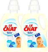 Le Chat Bebe Vloeibaar Baby Wasmiddel Voordeelbundel - 2 x 30 Was Behandelingen