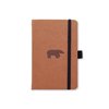 Dingbats A6 Pocket Wildlife Brown Bear Notebook - Lined