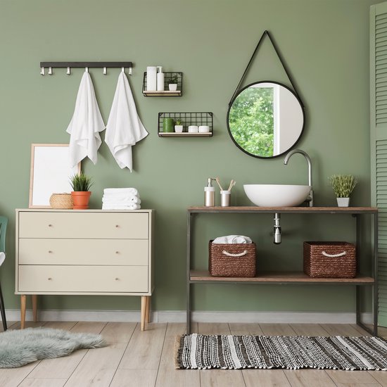 Rust-Oleum Light Brown Salle de bain peinture pour bois et armoires Satin brillant - Jute 750ml