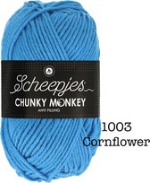 Scheepjes Chunky Monkey 100g - 1003 Cornflower Blue - Blauw