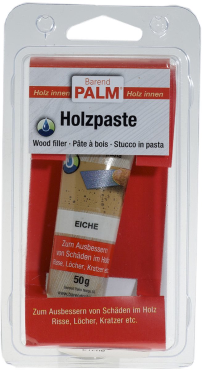 Barend Palm Holzpaste - eiken - houtvuller - voor binnen - 50 gram