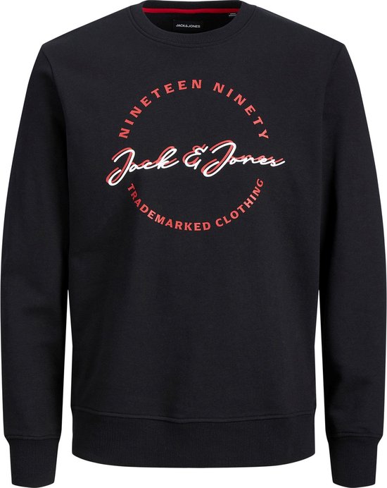 Jack & Jones Jjbeau Sweat Crew Neck, zwart, M