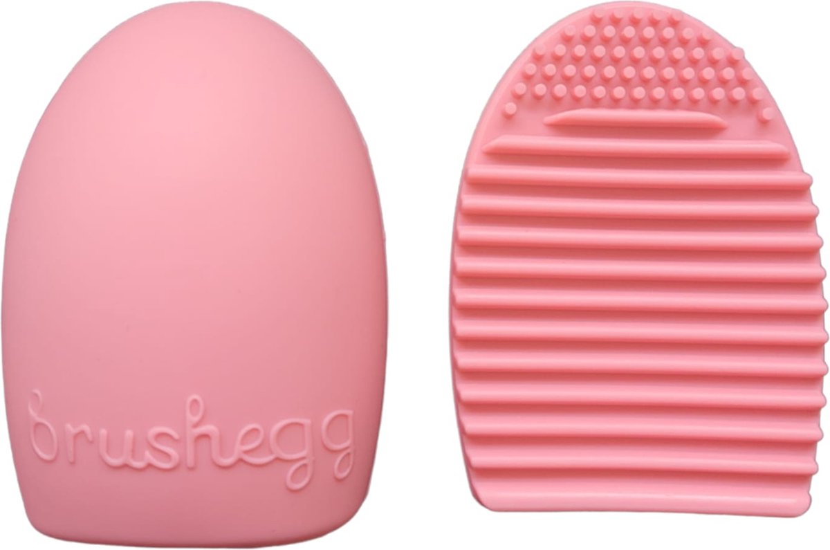 1 stuks Brush cleaner - Make up brush cleaner - Kwasten reiniger - Brush egg - Roze - oDaani