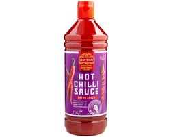 Go-Tan - Chilisaus Hot - Fles 1 Liter