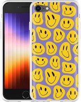 iPhone SE 2022 hoesje Smileys - Designed by Cazy