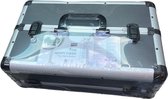 gereedschapskist gereedschapskoffer top open case aluminium frame EVA binnenbekleding voor meer bescherming uitneembare scheiders 45 x 27.8 x 20.8 cm