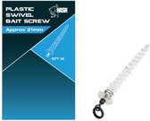 Nash plastic bait screw with swivel 8mm | Wartels