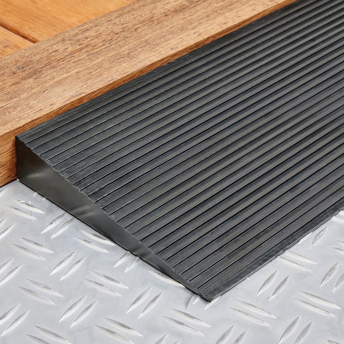 Goedkoopste Datona® - Rubberen drempelhulp 40 mm - 2 stuks