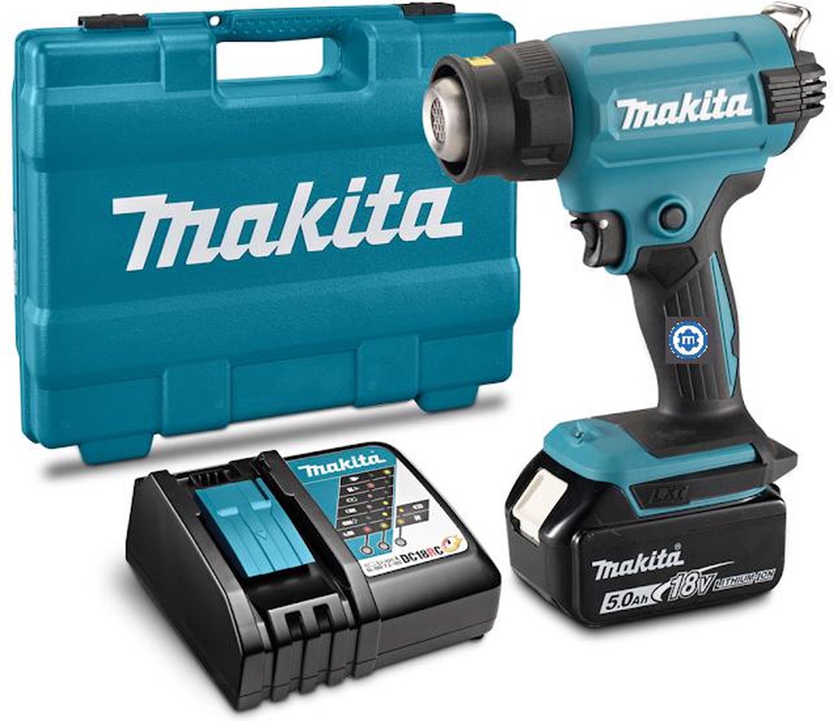 Makita DHG180RT Accu Heteluchtpistool 18V 5.0Ah