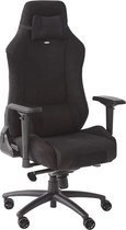 X-Rocker - Chaise de bureau en tissu Messina Noire