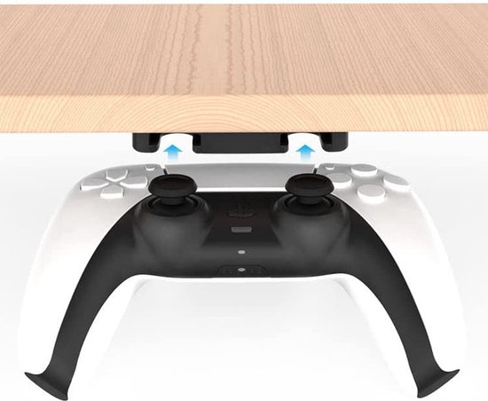 Controller houder onder bureau Playstation 5 en 4 - Controller Houder geschikt voor Playstation 4 en Playstation 5 - bevestiging onder tafel