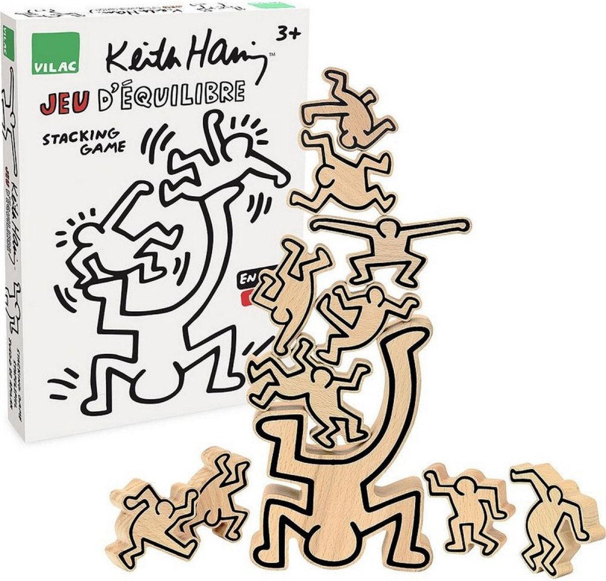 Stacking Game by Keith Haring - Balanceer Spel