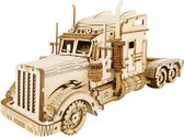 Robotime - Truck Heavy - Camion - Véhicule - Maquette Maquettes en bois - Modélisme - DIY - Puzzle 3D Bois - Ados - Adultes - 260 Pièces