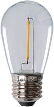 Transparante - LED - 0.5 watt - Prikkabel - lamp - E27- Warm Wit -(2700K) -10 stuks