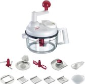 Robot de cuisine Westmark Hand Control Multi-Kulti Rouge, Transparent, Blanc