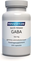 Nova Vitae - GABA - 750 mg - 100 capsules
