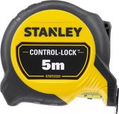 Stanley - Rolbandmaat Controle 5m - 25mm - Afstandmeter - Meet- en Aftekengereedschap - 1 Stuk(s)