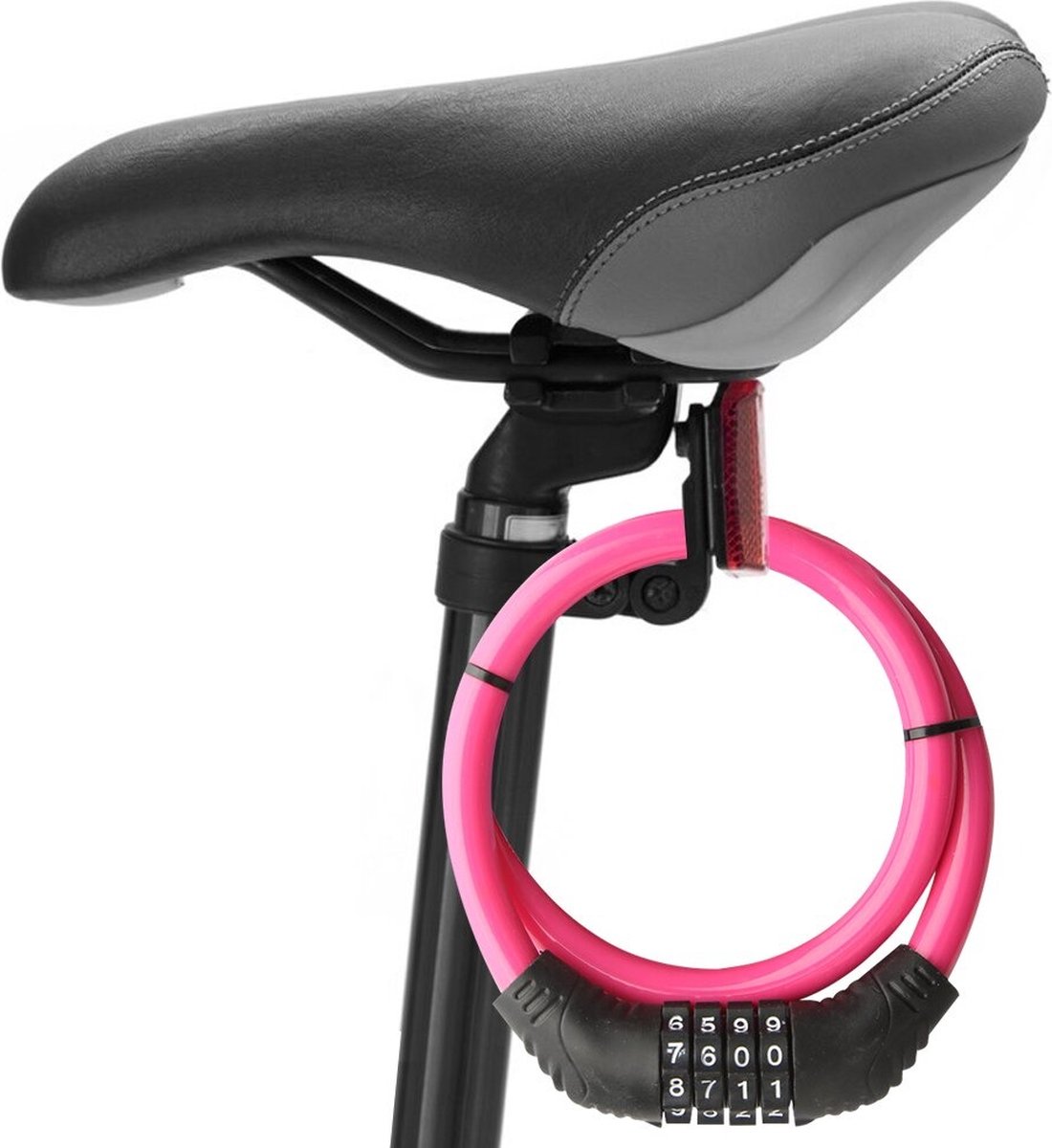 Câble Antivol Casque Vélo Avec Code à 3 Chiffres Antivol Cadenas Pliable 90 Cm