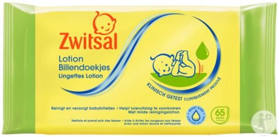 Zwitsal Lotion Billendoekjes - 6 x 65 - 390 babydoekjes