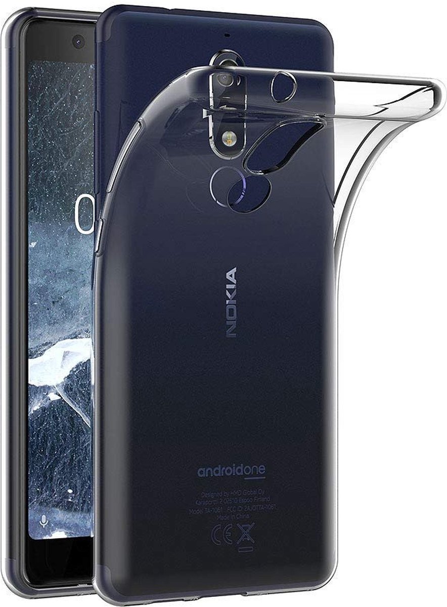 Tacticals Soft TPU Cover voor Nokia 5.1 - Transparant