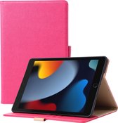 Phreeze Tablethoes - Geschikt voor iPad 9 2021 Hoes - 10.2 Inch - Luxe Lederen Hoesje - Ingebouwde Standaard met Kaarthouders - Hoesje met Magnetische Sluiting - Beschermhoes - Roze