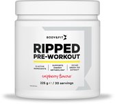 Body & Fit Ripped Pre-Workout - Framboise - 225 Grammes (30 Doses)