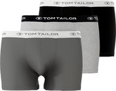 Tom Tailor 3 Pack - Heren boxer - grijs/zwart/antraciet -  Maat L