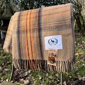Wollen Tweed Tartan plaid Natural Dress - warm - zacht - cadeau - winter - deken - Duurzaam - wol