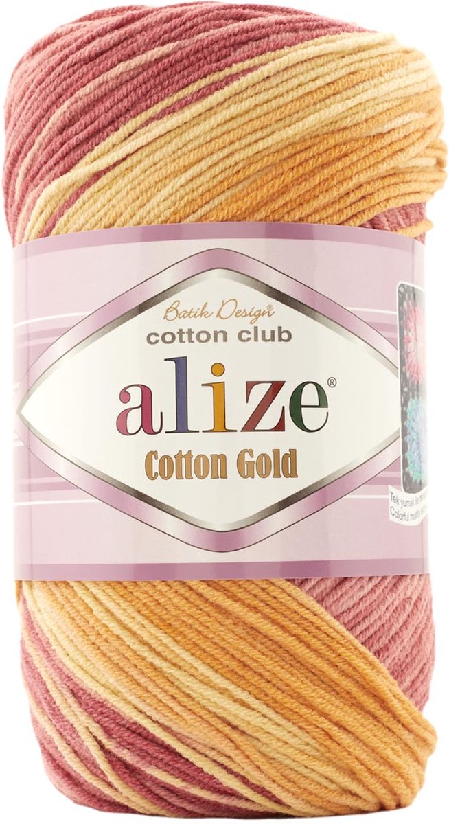 Alize Cotton Gold Batik 7833 Pakket 5 x 100 Gram