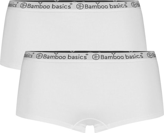 Comfortabel & Zijdezacht Bamboo Basics Ivy - Bamboe Hipsters (Multipack 2 stuks) Dames - Onderbroek - Ondergoed - Wit - L