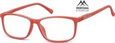 Montana Eyewear MR62G Leesbril +1.00 - Mat rood