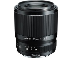 Tokina atx-m 33mm f/1.4 Plus Sony E-Mount MILC Standaardlens Zwart