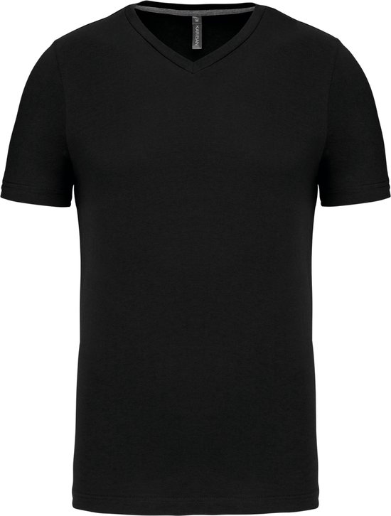 T-shirt Zwart à col V marque Kariban taille 3XL