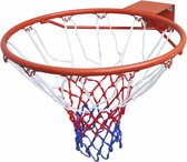 Dunlop Basketbalkorf / Basketbal ring 45cm + net (Oranje)