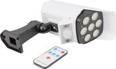 Caméra Factice Hofftech avec LED, Solar et Capteur - Batterie 3.7 Volt - 1200 mAh