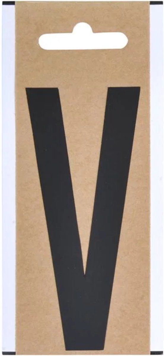 ProPlus Letter Etiket / Sticker "V" - Hoogte 10 cm