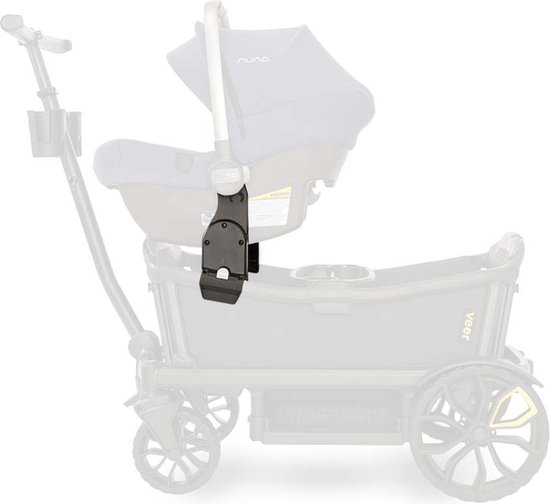 Veer Autostoeladapter - voor Cruiser - Cybex, Maxi-Cosi, Nuna autostoeltjes van Merkloos — afbeelding 3