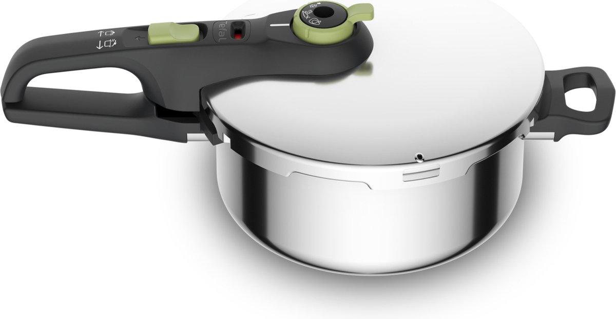 TEFAL Cocotte-minute 6 Litres Induction - Inox - Sécurité 5 points -  Autocuiseur