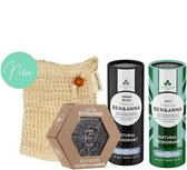 BEN&ANNA - Wild Bundel - Deo Urban Black en Mint 40gr - Love soap Elmswood - Zeepzakje - 4 Pak