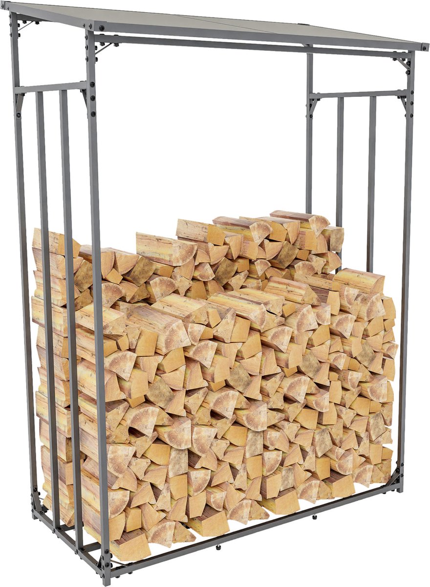 CLP Ruston Houtopslag Brandhoutrek - Binnen - Voor haardhout - Aluminium - L