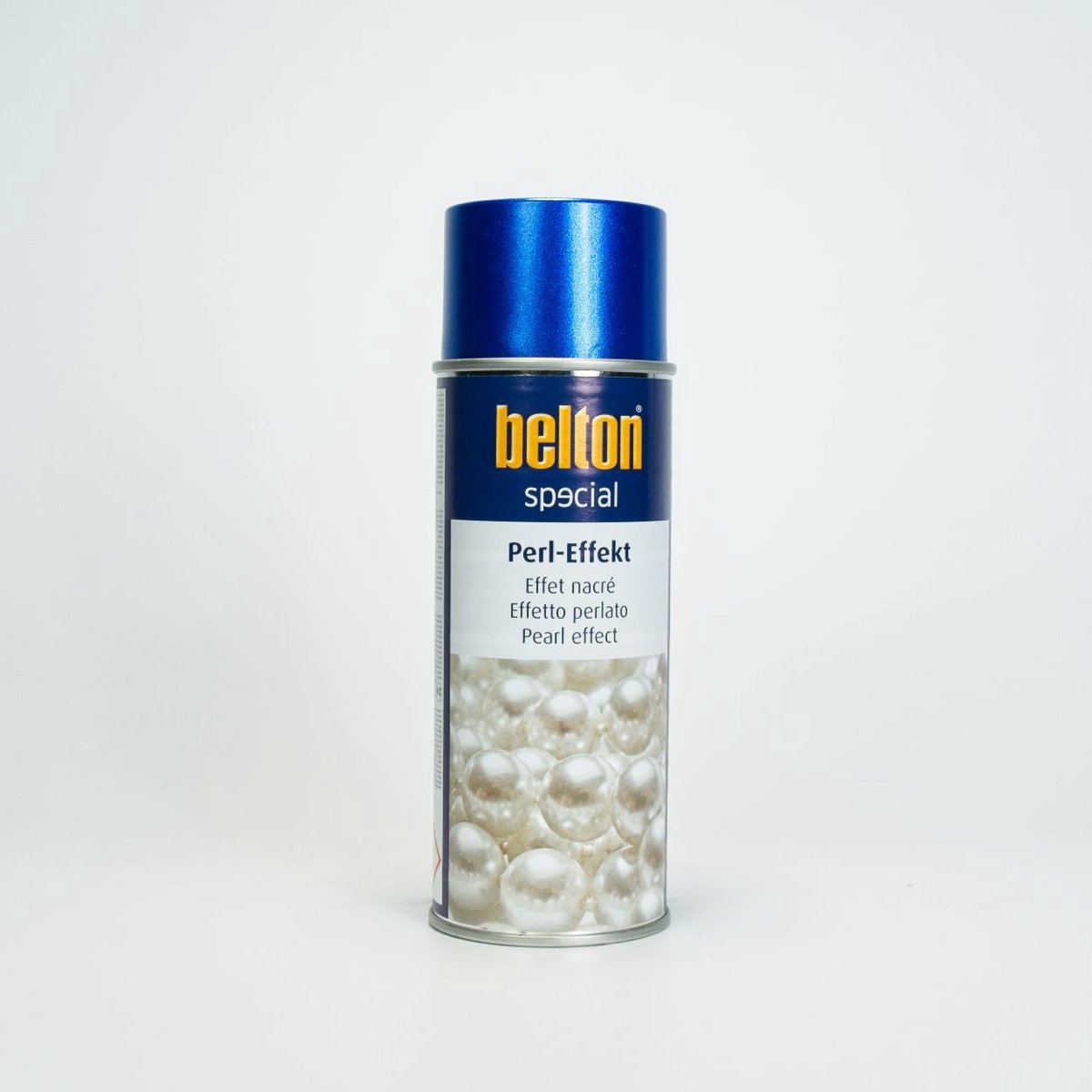 Spuitbus pearl effect parelmoer blauw Belton 400ml