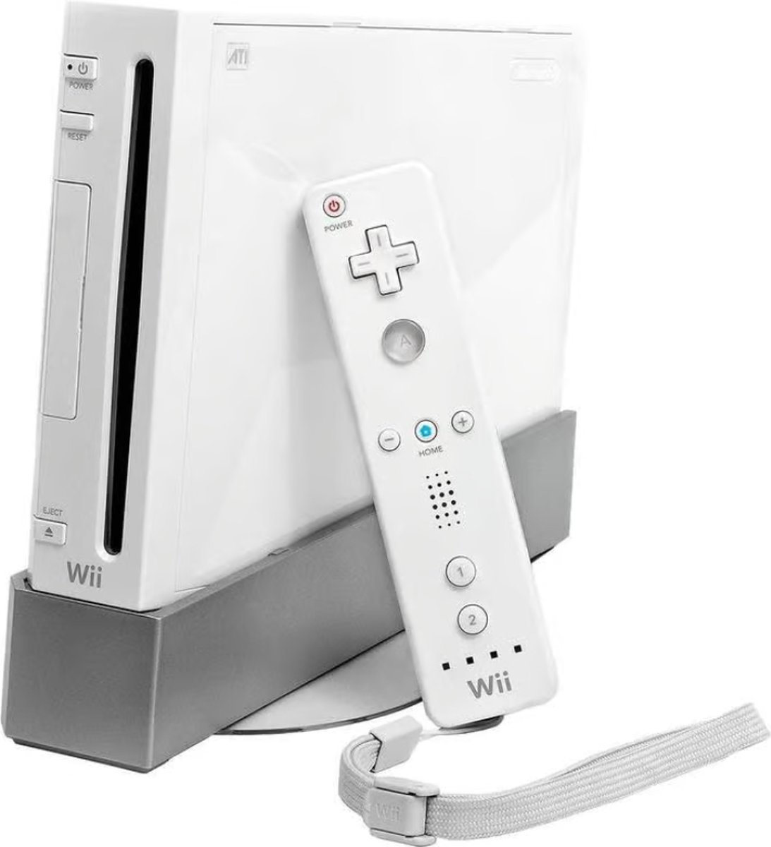 Nintendo Wii Console (Wit) 1 Controller / 1 Nunchuck Controller (Tweedekans)