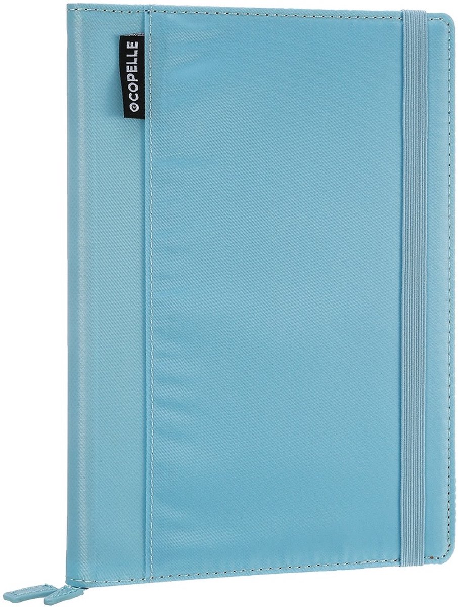 Victoria's Journals - Notitieboek A5 Dotted - 100 gsm - Hervulbaar - Schrijfmap A5 - Lichtblauw