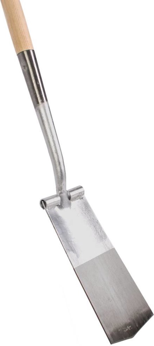 Talen Tools - Draineerspade - Blank gepolijst - Met opstapje - Essenhouten steel - 76 cm van Talen Tools — afbeelding 3