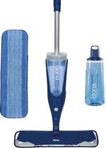 Bona Premium Spray Mop - Alles-in-1 Dweilsysteem - Vloerwisser met Spray - Inclusief Houten Vloer Reiniger & Microvezel Reinigingspad Dweil - Streeploos - Sneldrogend