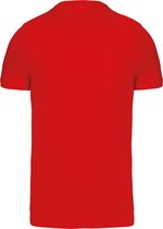 Rood T-shirt met V-hals merk Kariban maat 3XL
