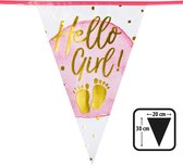 Boland - Folievlaggenlijn 'Hello Girl!' - Geen thema - Babyshower